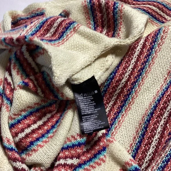 Ethereal Baja Size Small Hoodie Striped  Boho Surf Skater Grunge Festival Indie - Picture 5 of 9